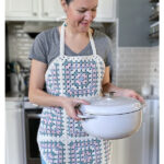 Abundance Granny Square Apron Free Crochet Pattern and Video Tutorial