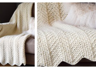 Alpenhaus Throw Blanket Free Crochet Pattern