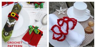 Christmas Napkin Ring Crochet Pattern