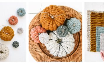 Easiest Rectangle Pumpkins Free Crochet Pattern