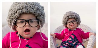 Granny Wig Crochet Pattern