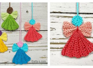 Pleated Angel Free Crochet Pattern and Video Tutorial