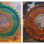 Tree of Life Mandala Free Crochet Pattern and Video Tutorial
