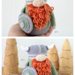 Viking Gnome Free Crochet Pattern