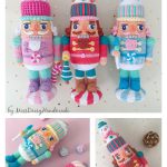 3 Nutcrackers Amigurumi Crochet Pattern