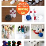 Bowling Pin and Ball Set Crochet Patterns