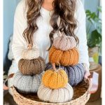 Country Harvest Ribbed Pumpkins Free Crochet Pattern