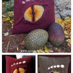 Dragon Eye Pillow Free Crochet Pattern