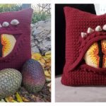 Dragon Eye Pillow Free Crochet Pattern