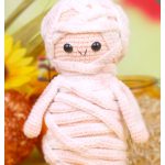 Freaky Halloween Mummy Amigurumi Free Crochet Pattern