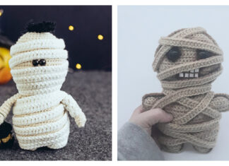 Halloween Mummy Amigurumi Crochet Patterns