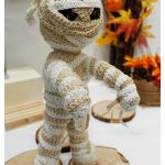 Halloween Mummy Amigurumi Free Crochet Pattern