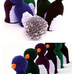 Penguin Bowling Set Free Crochet Pattern
