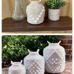 Small Decorative Bobble Basket Free Crochet Pattern