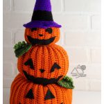 Stacked Pumpkin Jack O’Lanterns Free Crochet Pattern