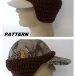 Baseball Cap Ear Warmer Crochet Pattern