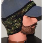 Baseball Cap Ear Warmer Free Crochet Pattern