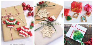 Christmas Gift Tag Free Crochet Pattern