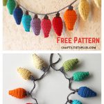 Christmas Light Decorations Free Crochet Pattern
