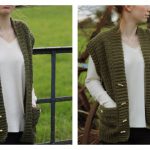 Easy Vest Free Crochet Pattern and Video Tutorial