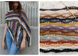 Full Spectrum Wrap Free Crochet Pattern