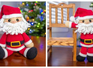 Santa Amigurumi Free Crochet Pattern