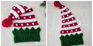 Santa Helper Elf Hat Free Crochet Pattern