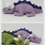 Sleeping Baby Dragon Free Crochet Pattern