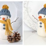 Snowman Amigurumi Free Crochet Pattern