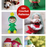 10+ Adorable Christmas Doll Crochet Patterns