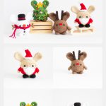 Amigurumi Christmas Bunnies Free Crochet Pattern