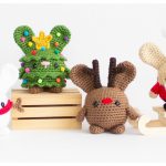 Amigurumi Christmas Bunnies Free Crochet Pattern
