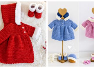 Baby Coat With Hood Free Crochet Pattern and Video Tutorial