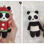 Christmas Panda Free Crochet Pattern