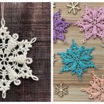 Frosty Tails Snowflake Free Crochet Pattern
