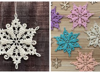 Frosty Tails Snowflake Free Crochet Pattern