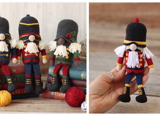 Nutcracker Gnome Free Crochet Pattern