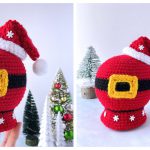 Santa Belly Snow Globe Free Crochet Pattern