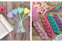 Lovely Heart Bookmark Free Crochet Pattern