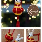 Lunar New Year Lantern Rabbit Crochet Pattern