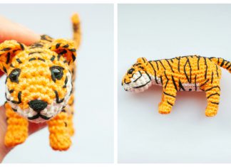 Tiger Amigurumi Free Crochet Pattern and Video Tutorial