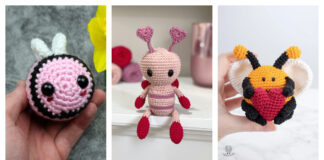 Valentine Bee Crochet Patterns