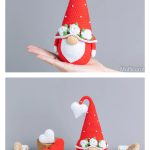 Valentine Gnome Amigurumi Crochet Pattern