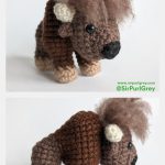 Wood Bison Amigurumi Free Crochet Pattern