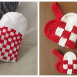 Woven Heart Free Crochet Patterns