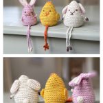 Amigurumi Bunny Lamb and Chick Free Crochet Pattern