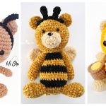 Bee Bear Amigurumi Free Crochet Pattern