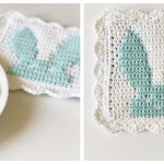Bunny Hot Pad Free Crochet Pattern