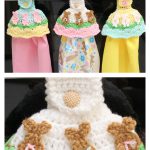 Bunny Stitch Towel Topper Free Crochet Pattern and Video Tutorial
