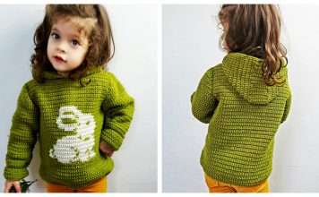 Bunny Sweater Free Crochet Pattern and Video Tutorial